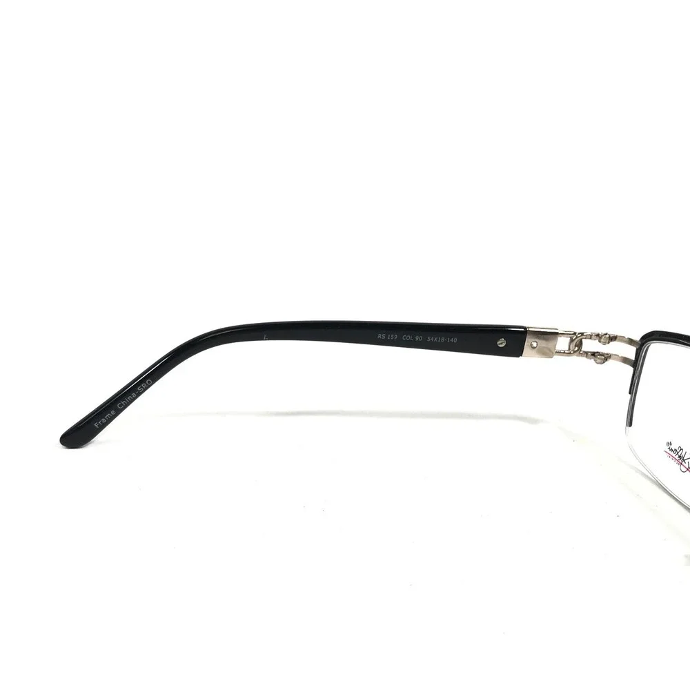 Roberto Steffani RS 159 COL 90 Eyeglasses Frames Black Cat Eye 54-18-140